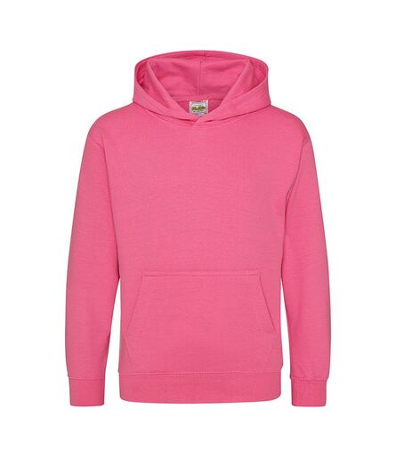 AWDis Kids Hoodie, Candyfloss Pink, 1-2, Just Hoods