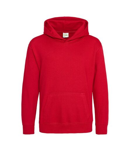 AWDis Kids Hoodie, Fire Red, 1-2, Just Hoods