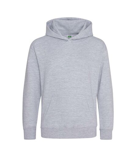 AWDis Kids Hoodie, Heather Grey, 1-2, Just Hoods