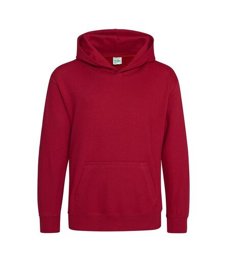 AWDis Kids Hoodie, Red Hot Chilli, 1-2, Just Hoods