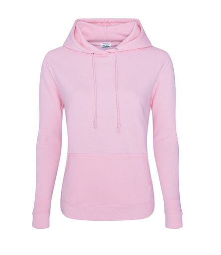 AWDis Ladies College Hoodie, Baby Pink, L, Just Hoods
