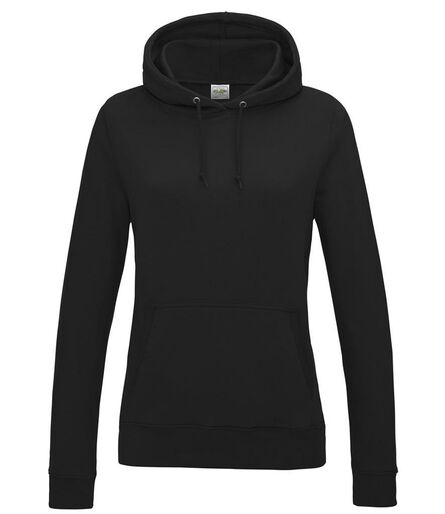 AWDis Ladies College Hoodie, Jet Black, L, Just Hoods
