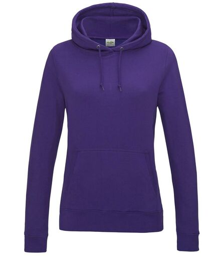 AWDis Ladies College Hoodie, Purple, L, Just Hoods