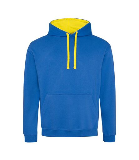 AWDis Varsity Hoodie, Royal Blue/Sun Yellow, L, Just Hoods