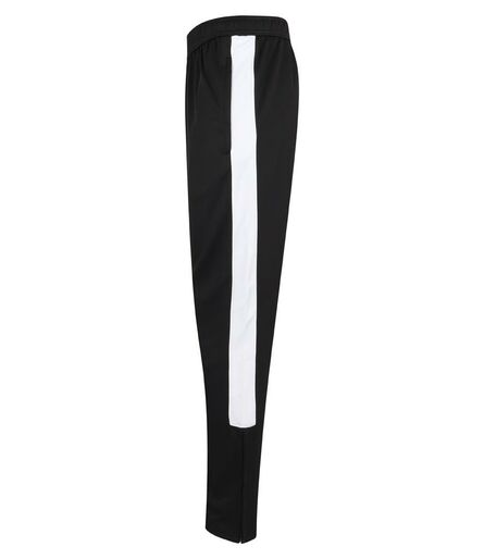 Finden and Hales Knitted Tracksuit Pants, Black/White, L, Finden + Hales