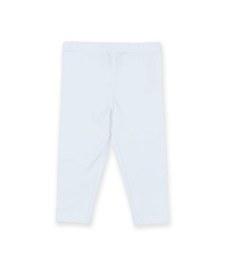 Baby/Toddler Leggings, White, 12-18, Larkwood