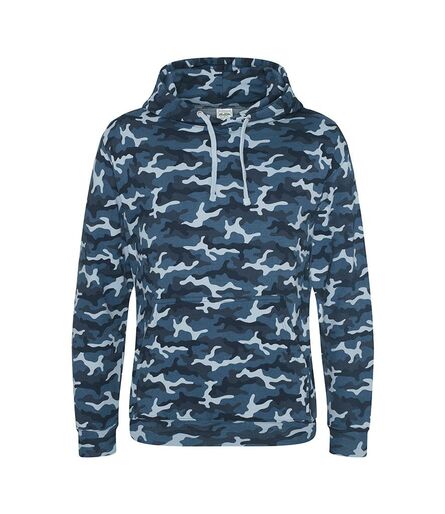 AWDis Camo Hoodie, Blue Camo, L, Just Hoods