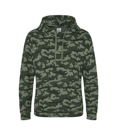 AWDis Camo Hoodie, Green Camo, L, Just Hoods