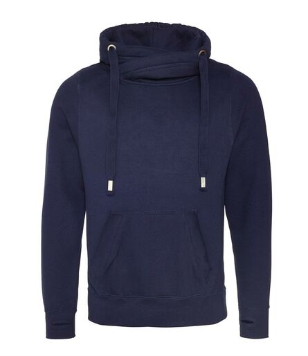 AWDis Cross Neck Hoodie, Oxford Navy, L, Just Hoods