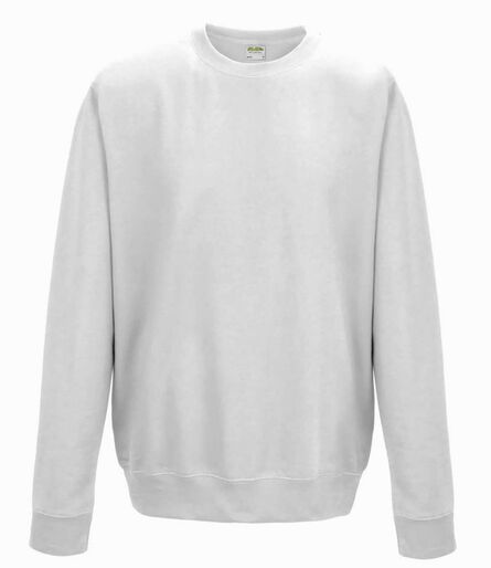 AWDis Sweatshirt, Arctic White, L, Just Hoods