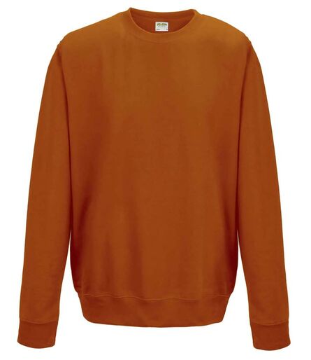 AWDis Sweatshirt, Burnt Orange, L, Just Hoods