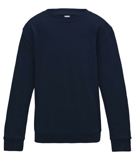 AWDis Kids Sweatshirt, New French Navy, 12-13, Just Hoods