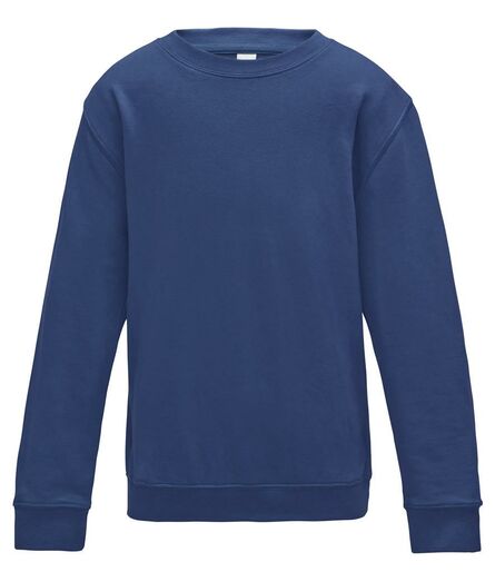 AWDis Kids Sweatshirt, Royal Blue, 12-13, Just Hoods