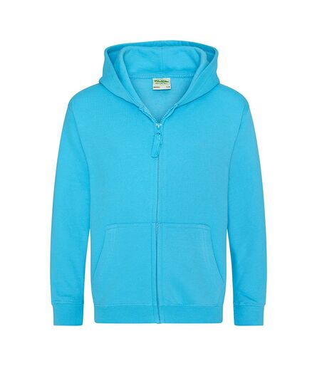 AWDis Kids Zoodie, Hawaiian Blue, 12-13, Just Hoods