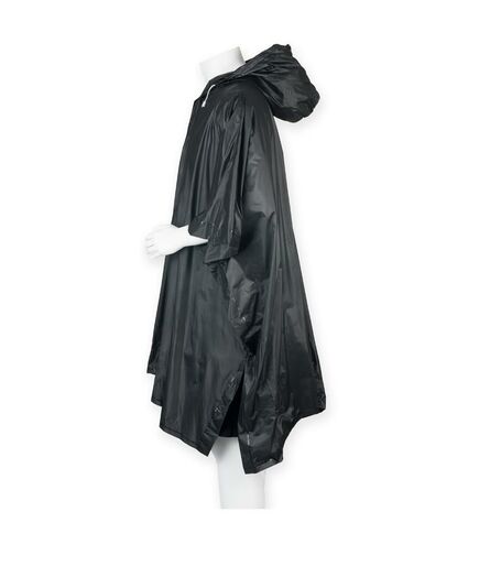 Splashmacs Rain Poncho, Black, ONE, Splashmac