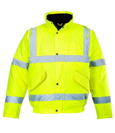 Hi-Vis Bomber Jacket, Yellow, 3XL, Portwest