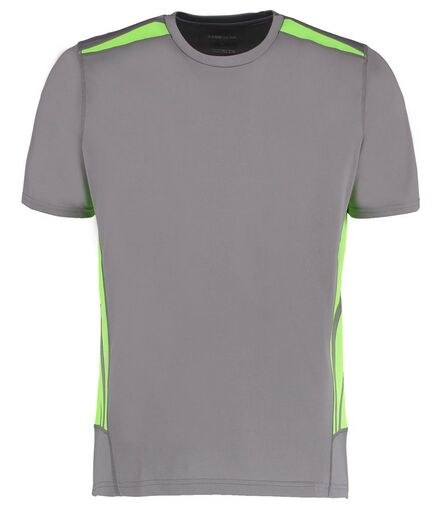 Cooltex® Training T-Shirt, Grey/Lime Green, L, Gamegear