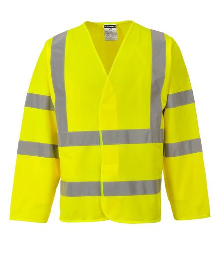 Hi-Vis Two Band and Braces Jacket, Yellow, L/XL, Portwest