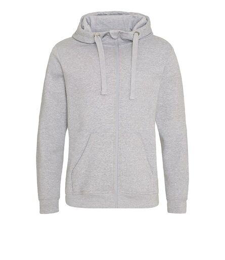 AWDis Graduate Heavyweight Zoodie, Heather Grey, L, Just Hoods
