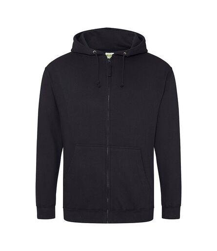 AWDis Graduate Heavyweight Zoodie, Jet Black, L, Just Hoods