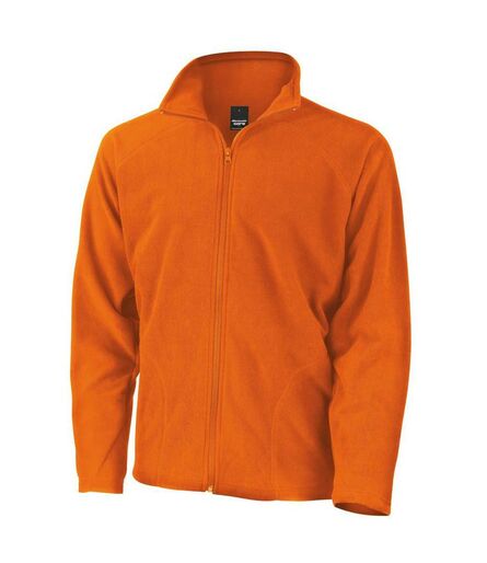 Micro Fleece Jacket, Orange, 3XL, Result Core