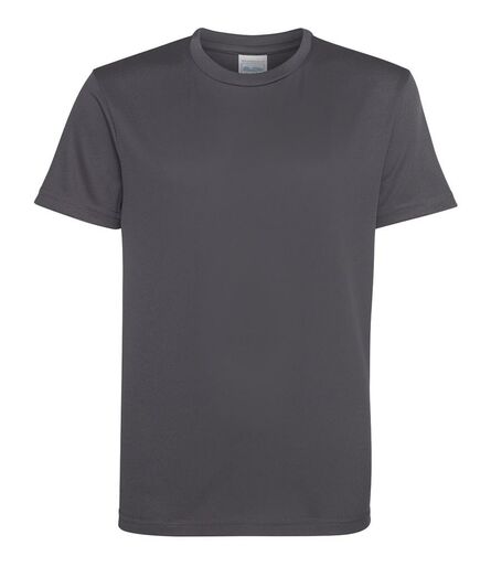 AWDis Kids Cool T-Shirt, Charcoal, 12-13, Just Cool