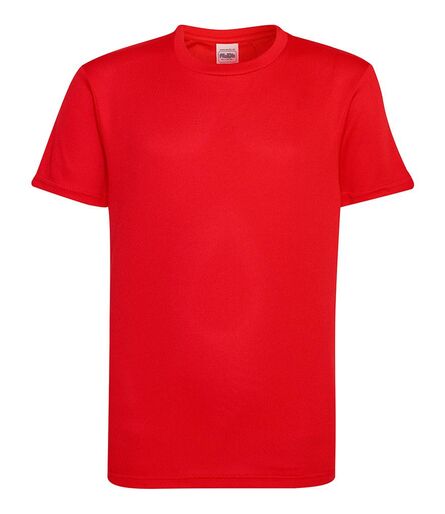 AWDis Kids Cool T-Shirt, Fire Red, 12-13, Just Cool
