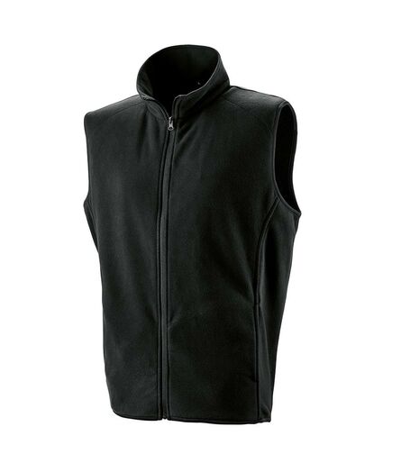Micro Fleece Gilet, Black, 3XL, Result Core