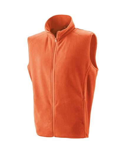 Micro Fleece Gilet, Orange, 3XL, Result Core