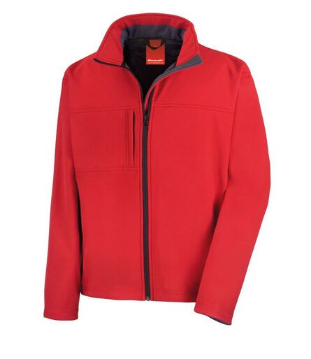 Classic Soft Shell Jacket, Red, L, Result