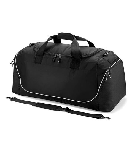 Teamwear Jumbo Kit Bag, Black/Light Grey, ONE, Quadra