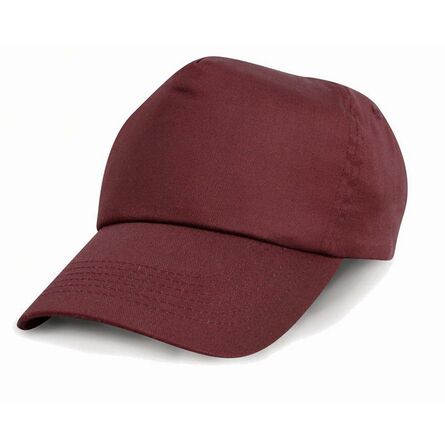 Result Cotton Cap, Burgundy, REG, Result Headwear