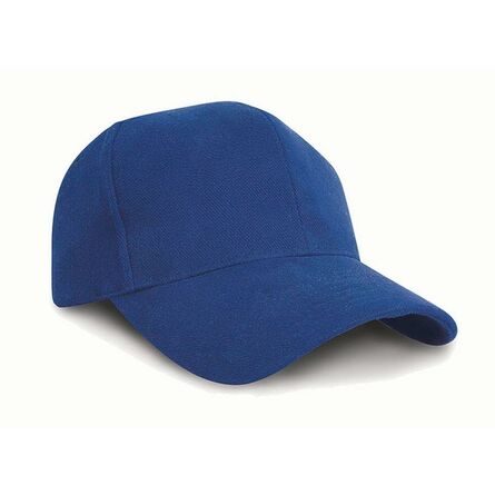 Result Pro-Style Heavy Brushed Cotton Cap, Royal Blue, ONE, Result Headwear