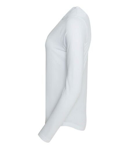 AWDis Ladies Cool Long Sleeve T-Shirt, Arctic White, L, Just Cool