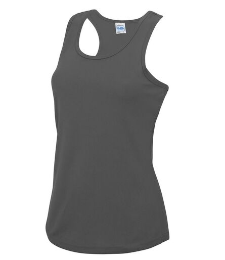 AWDis Ladies Cool Vest, Charcoal, L, Just Cool