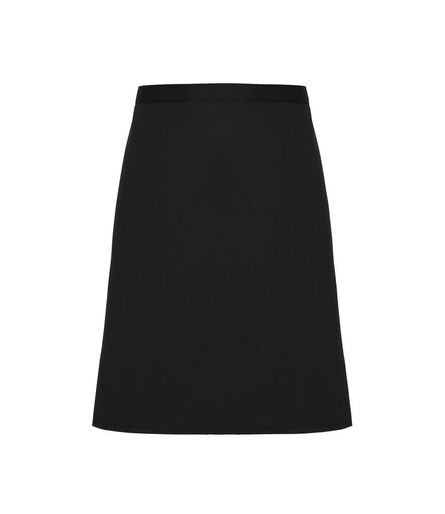 Fairtrade Organic Cotton Waist Apron, Black, ONE, Premier