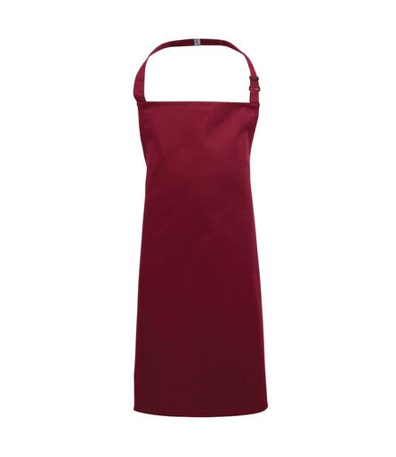Kids Bib Apron, Burgundy, 3-6, Premier