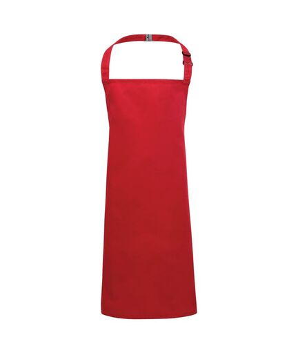 Kids Bib Apron, Red, 3-6, Premier