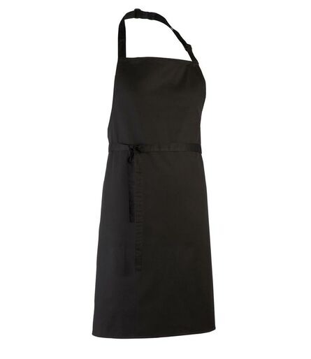 'Colours' Bib Apron, Black, ONE, Premier