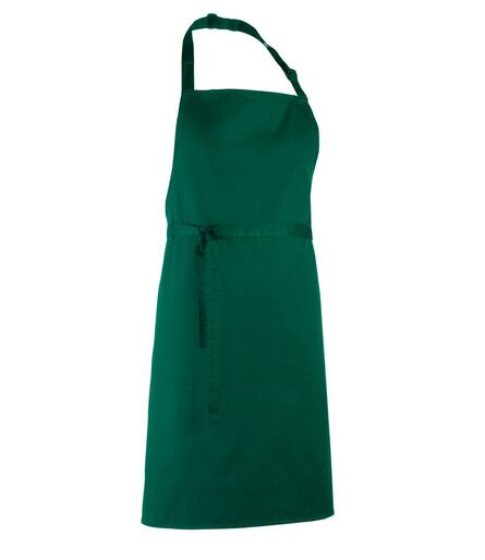 'Colours' Bib Apron, Bottle Green, ONE, Premier