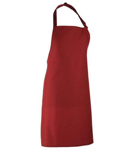 'Colours' Bib Apron, Burgundy, ONE, Premier