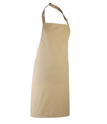 'Colours' Bib Apron, Khaki, ONE, Premier