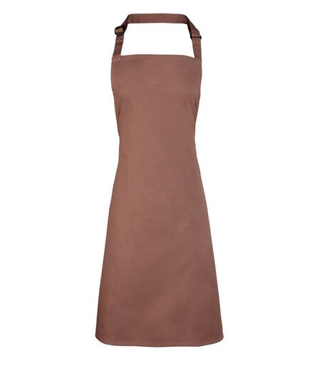 'Colours' Bib Apron, Mocha, ONE, Premier
