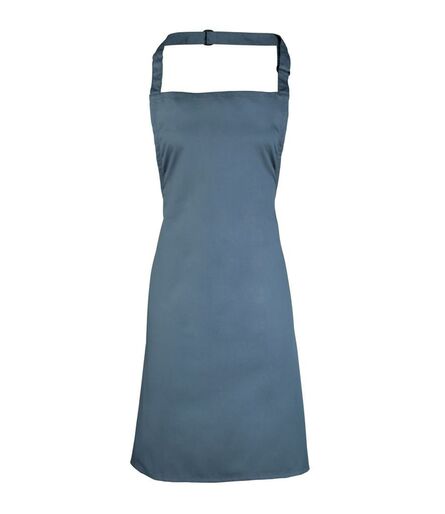 'Colours' Bib Apron, Steel, ONE, Premier