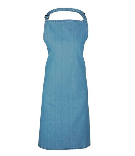 'Colours' Bib Apron, Blue Denim, ONE, Premier