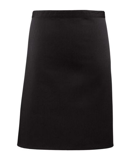'Colours' Mid Length Apron, Black, ONE, Premier