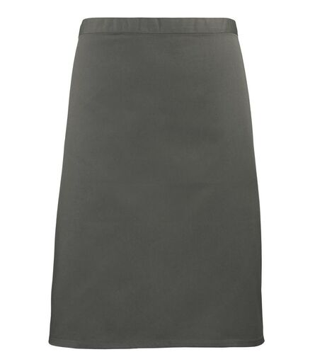 'Colours' Mid Length Apron, Dark Grey, ONE, Premier