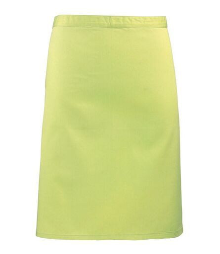 'Colours' Mid Length Apron, Lime Green, ONE, Premier