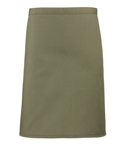 'Colours' Mid Length Apron, Olive Green, ONE, Premier