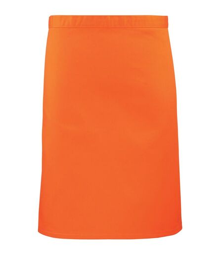 'Colours' Mid Length Apron, Orange, ONE, Premier